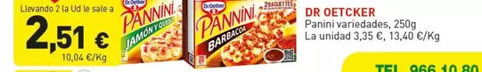 Oferta de Dr Oetker - Pannini Variedades por 3,35€ en Hiperber