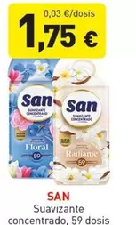 Oferta de San - Suavizante Concentrado por 1,75€ en Hiperber