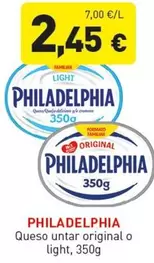 Oferta de Philadelphia - Queso Untar Original O Light por 2,45€ en Hiperber