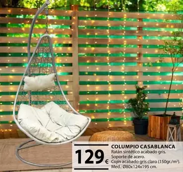 Oferta de Columpio Casablanca por 129€ en CMB Bricolage