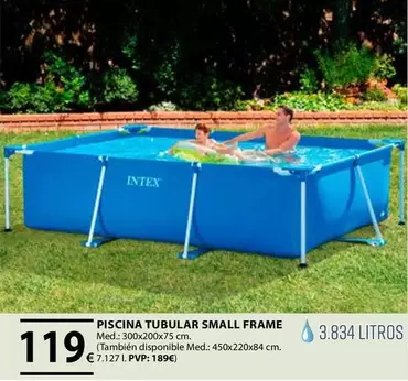 Oferta de Intex - Piscina Tubular Small Frame por 119€ en CMB Bricolage