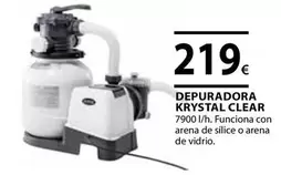 Oferta de Depuradora Krystal Clear por 219€ en CMB Bricolage