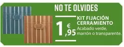 Oferta de Kit Fijación Cerramiento por 1,95€ en CMB Bricolage