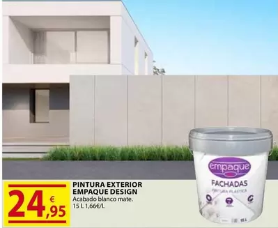 Oferta de Empaque - Pintura Exterior por 24,95€ en CMB Bricolage