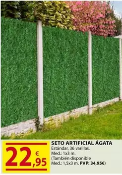 Oferta de Seto Artificial Agata por 22,95€ en CMB Bricolage