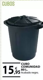 Oferta de Cubo Comunidad 80 L por 15,95€ en CMB Bricolage