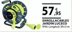 Oferta de Enrollacables Jardín Luceco por 57,95€ en CMB Bricolage