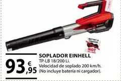 Oferta de Einhell - Soplador por 93,95€ en CMB Bricolage