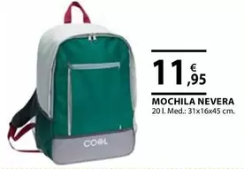 Oferta de Mochila Nevera por 11,95€ en CMB Bricolage