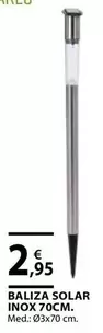 Oferta de Solar - Baliza por 2,95€ en CMB Bricolage