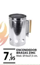 Oferta de Encendedor Brasas Zinc por 7,95€ en CMB Bricolage