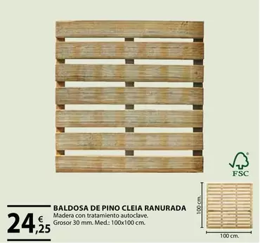 Oferta de Baldosa De Pino Cleia por 24,25€ en CMB Bricolage