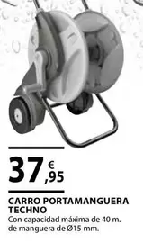 Oferta de Carro Portamanguera Techno por 37,95€ en CMB Bricolage