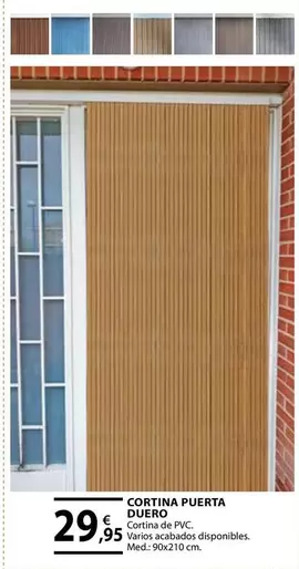 Oferta de Cortina Puerta Duero por 29,95€ en CMB Bricolage