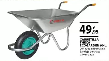 Oferta de Carretilla Theca Ecogarden por 49,95€ en CMB Bricolage