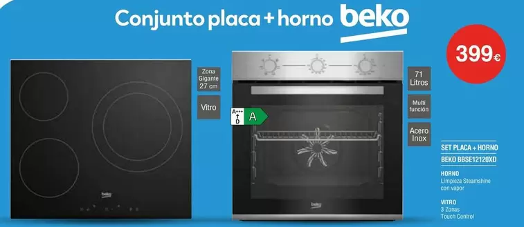 Oferta de Beko - Set 7kg 4g por 399€ en Milar