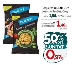 Oferta de Bicentury - Coquetes Pèsols O Llenties por 1,95€ en Condis