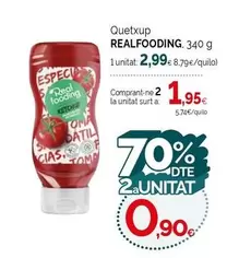 Oferta de Realfooding - Quetxup por 2,99€ en Condis