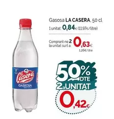 Oferta de La Casera - Gasosa por 0,84€ en Condis
