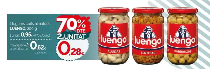 Oferta de Luengo - Lineatine Cuis Al Natural por 0,95€ en Condis