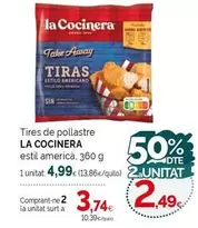 Oferta de La Cocinera - Tires De Pollastre por 4,99€ en Condis