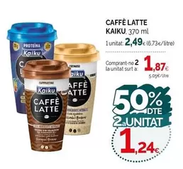 Oferta de Kaiku - Caffe Latte por 2,49€ en Condis