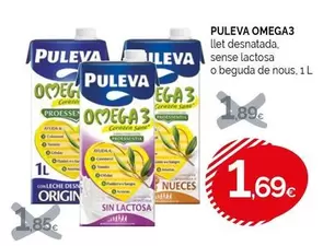 Oferta de Puleva - Llet Desnatada Sense Lactosa O Beguda De Nous por 1,69€ en Condis