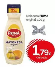 Oferta de Prima - Maionesa por 1,79€ en Condis