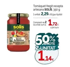 Oferta de Solís - Tomaquet Fregit Recepta Artesana por 2,29€ en Condis