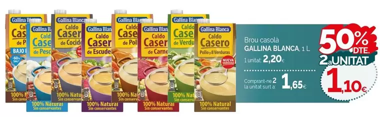 Oferta de Gallina Blanca - Brou Casolà por 2,2€ en Condis