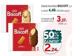 Oferta de Nestlé - Gelat Bombo Biscoff por 4,49€ en Condis