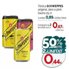 Oferta de Schweppes - Tonica Original por 0,89€ en Condis
