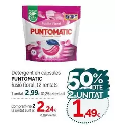 Oferta de Detergent En Capsules Fusio Floral por 2,99€ en Condis