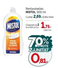 Oferta de Mistol - Rentavaixelles por 2,69€ en Condis