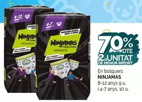 Oferta de Ninjamas - En Bolquers en Condis