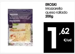 Oferta de Eroski - Mozzarella Queso Rallado por 1,62€ en Eroski