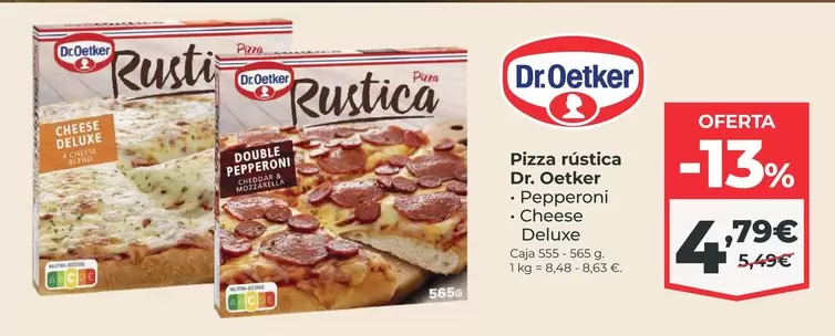Oferta de Dr Oetker - Pizza Rustica por 4,79€ en La Sirena