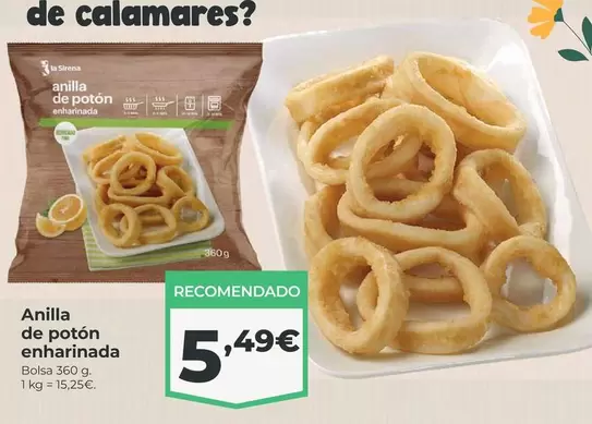 Oferta de La Sirena - Anilla De Poton Enharinada por 5,49€ en La Sirena