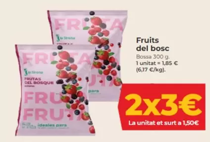 Oferta de Frisa - Frutas Del Bosque por 1,85€ en La Sirena