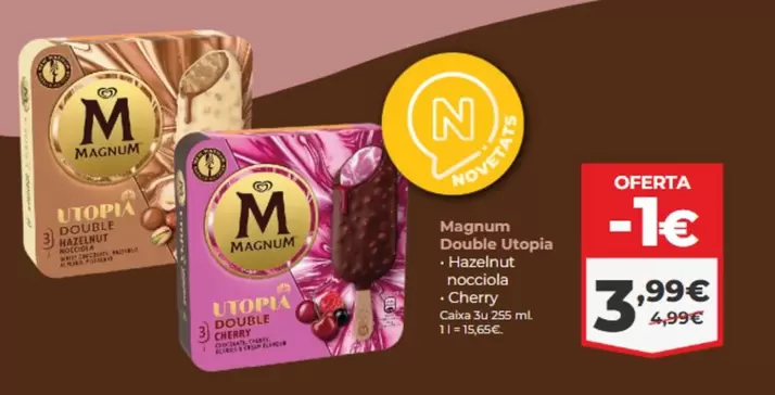 Oferta de Magnum -  Double Utapa por 3,99€ en La Sirena