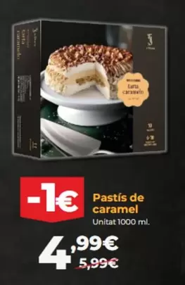 Oferta de Caramelo - Pastís De Caramel por 4,99€ en La Sirena