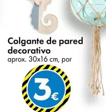 Oferta de Colgante De Pared Decorativo por 3€ en TEDi