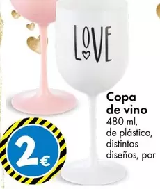Oferta de Copa De Vino por 2€ en TEDi
