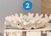 Oferta de Cuenco Decorativo Blanco/ Coral por 5€ en TEDi