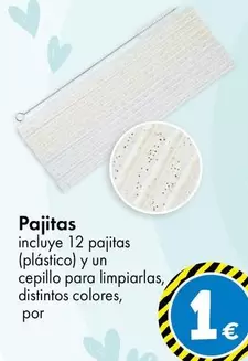 Oferta de Pajitas por 1€ en TEDi