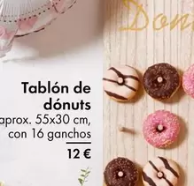 Oferta de Tablón De Donuts por 12€ en TEDi