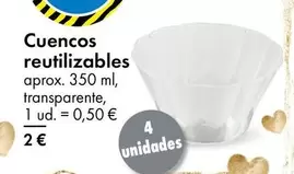 Oferta de Cuencos Reutilizables por 2€ en TEDi