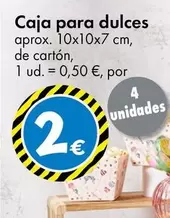 Oferta de Caja Para Dulces por 2€ en TEDi