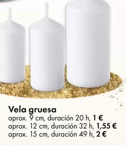 Oferta de Vela Gruesa por 1,55€ en TEDi