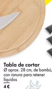 Oferta de Tabla De Cortar por 4€ en TEDi